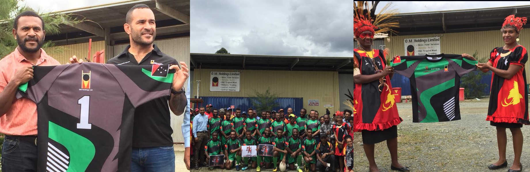 Hagen Rugby Team With Paul Aiton